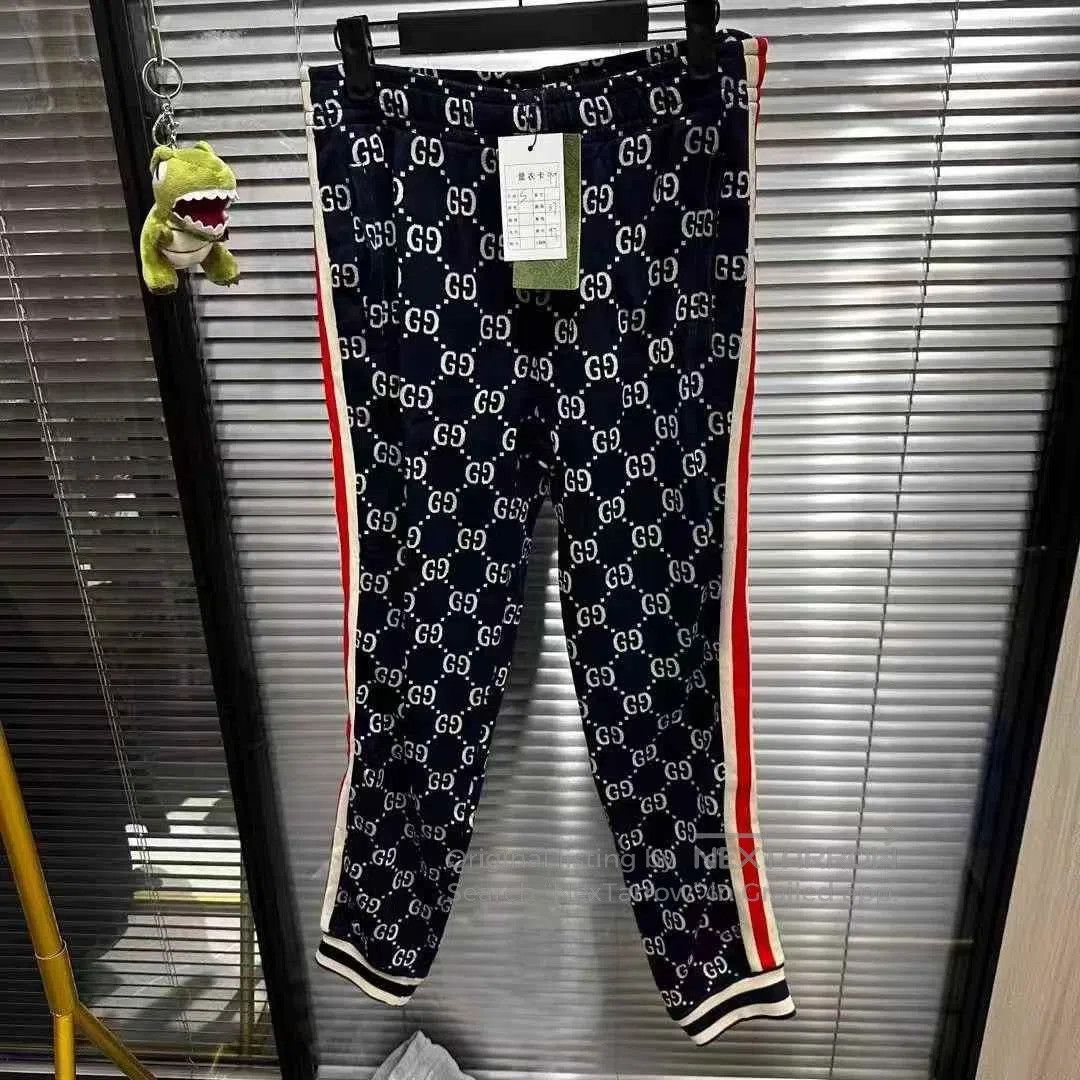 Gucci Gucci Blue GG Monogram Pants S. Size US 26 / EU 42 - 1 Thumbnail