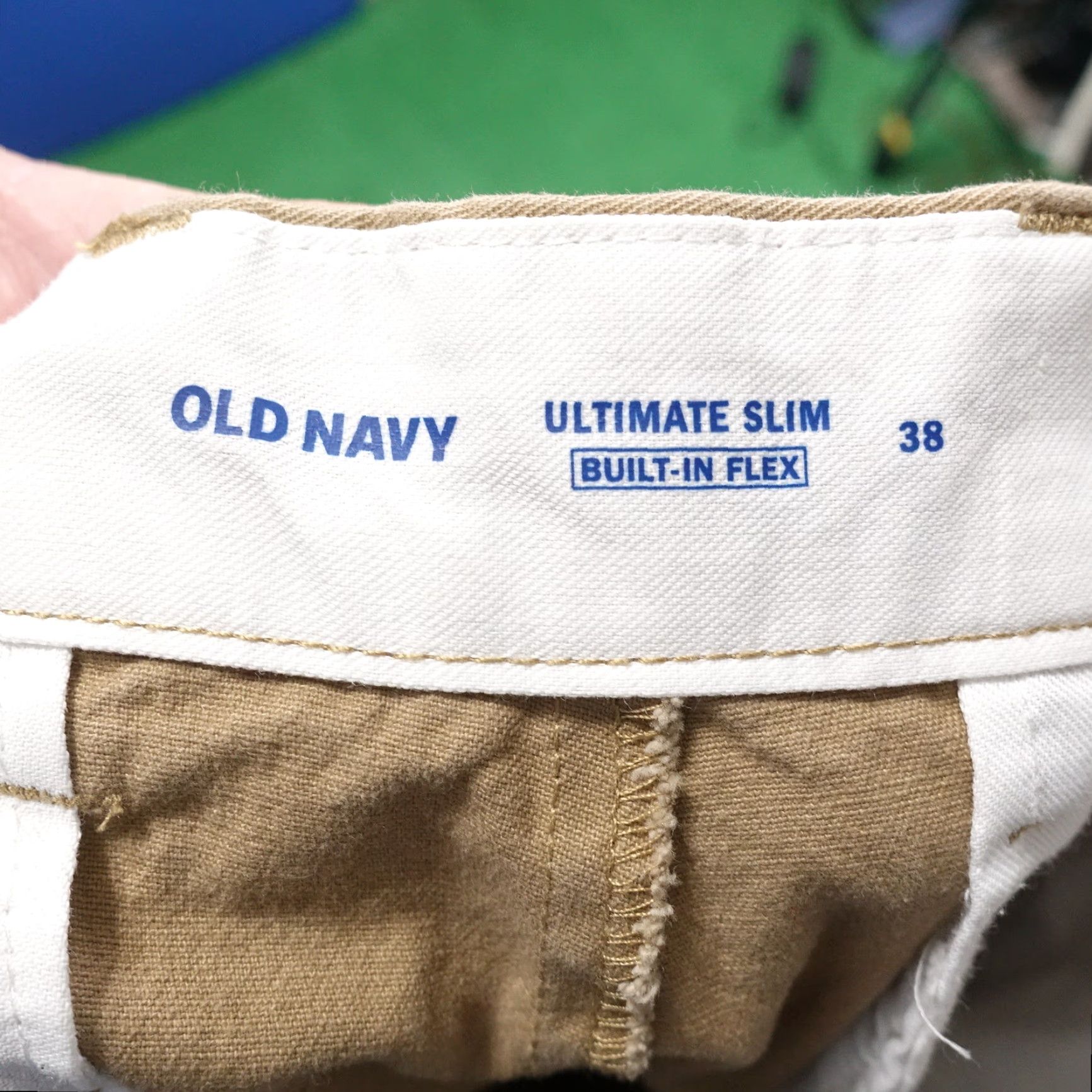 Old Navy OLD NAVY Chino Shorts Mens Slim Fit Beige Cotton Size 38 Casual Size US 38 / EU 54 - 6 Thumbnail
