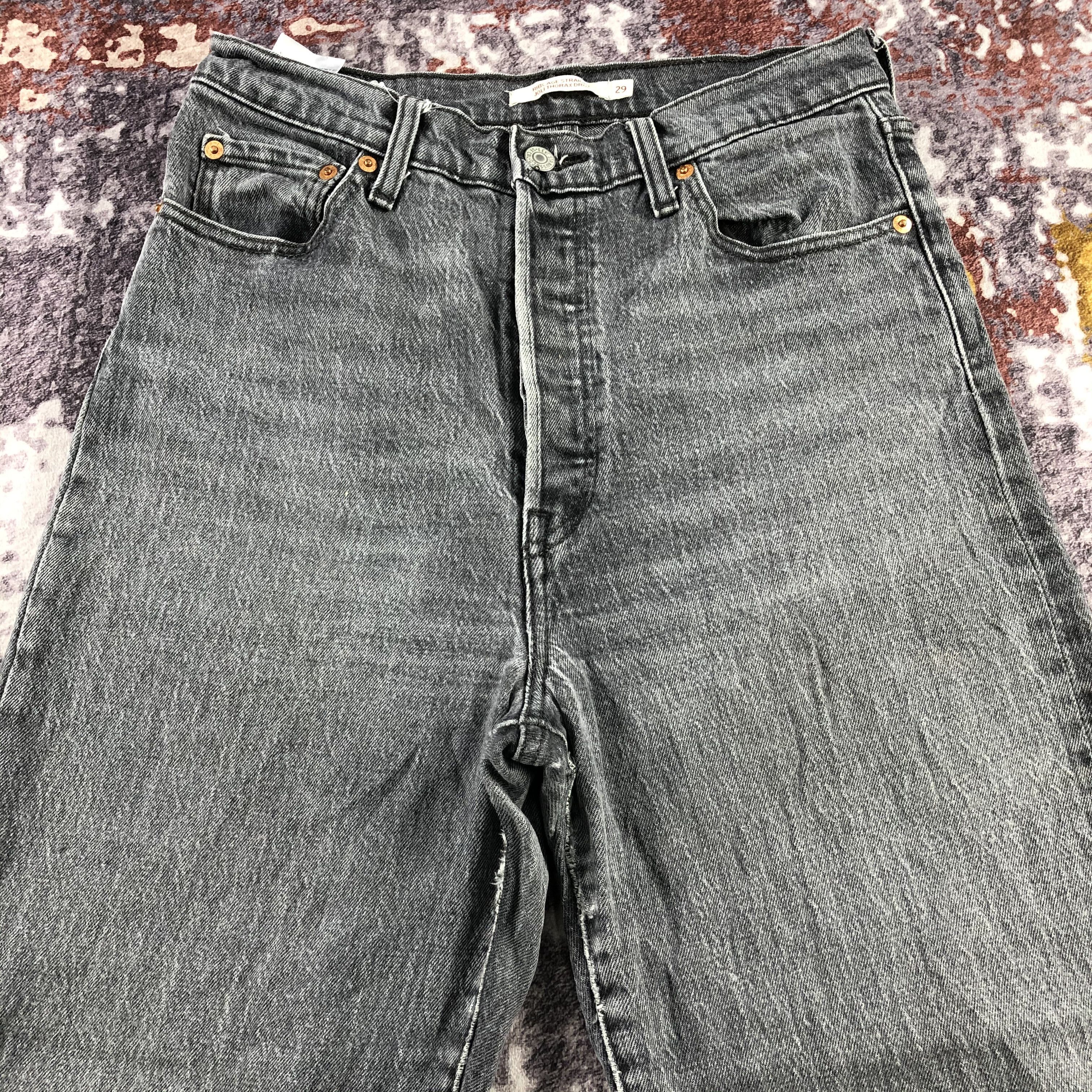 Levi's × Vintage Vintage Faded Black Levis Jeans-JM3128 Size US 29 - 3 Thumbnail
