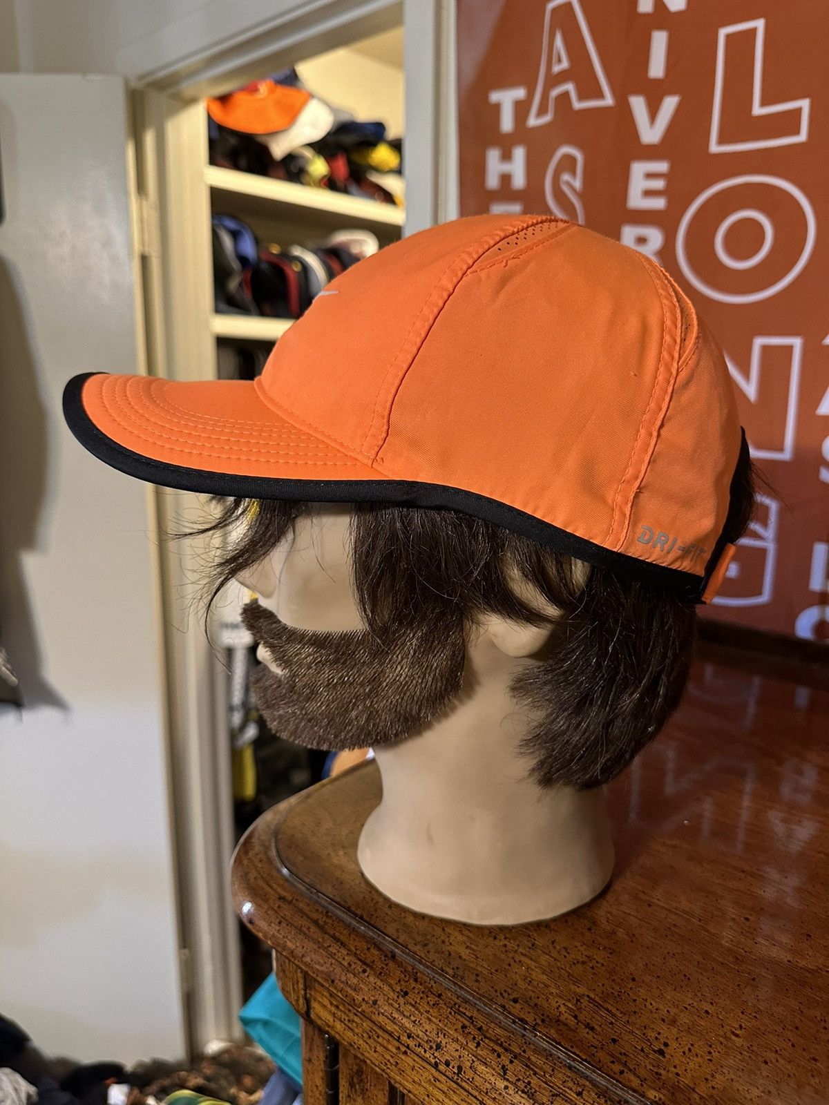 Nike × Vintage Vintage Nike Feather Light “Tart Orange” hat 00s Size ONE SIZE - 5 Thumbnail