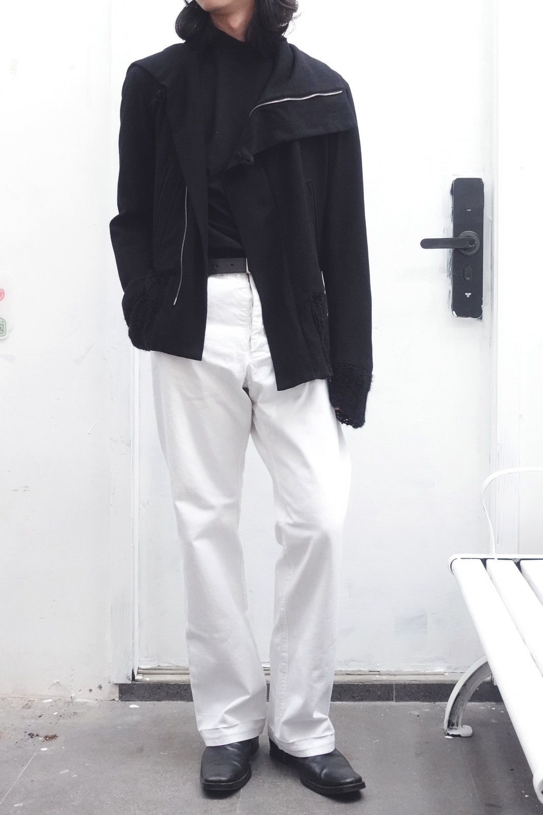 Ann Demeulemeester Ann Demeulemeester | AW2005 Asymmetric Ninja Jacket Size US S / EU 44-46 / 1 - 5 Thumbnail