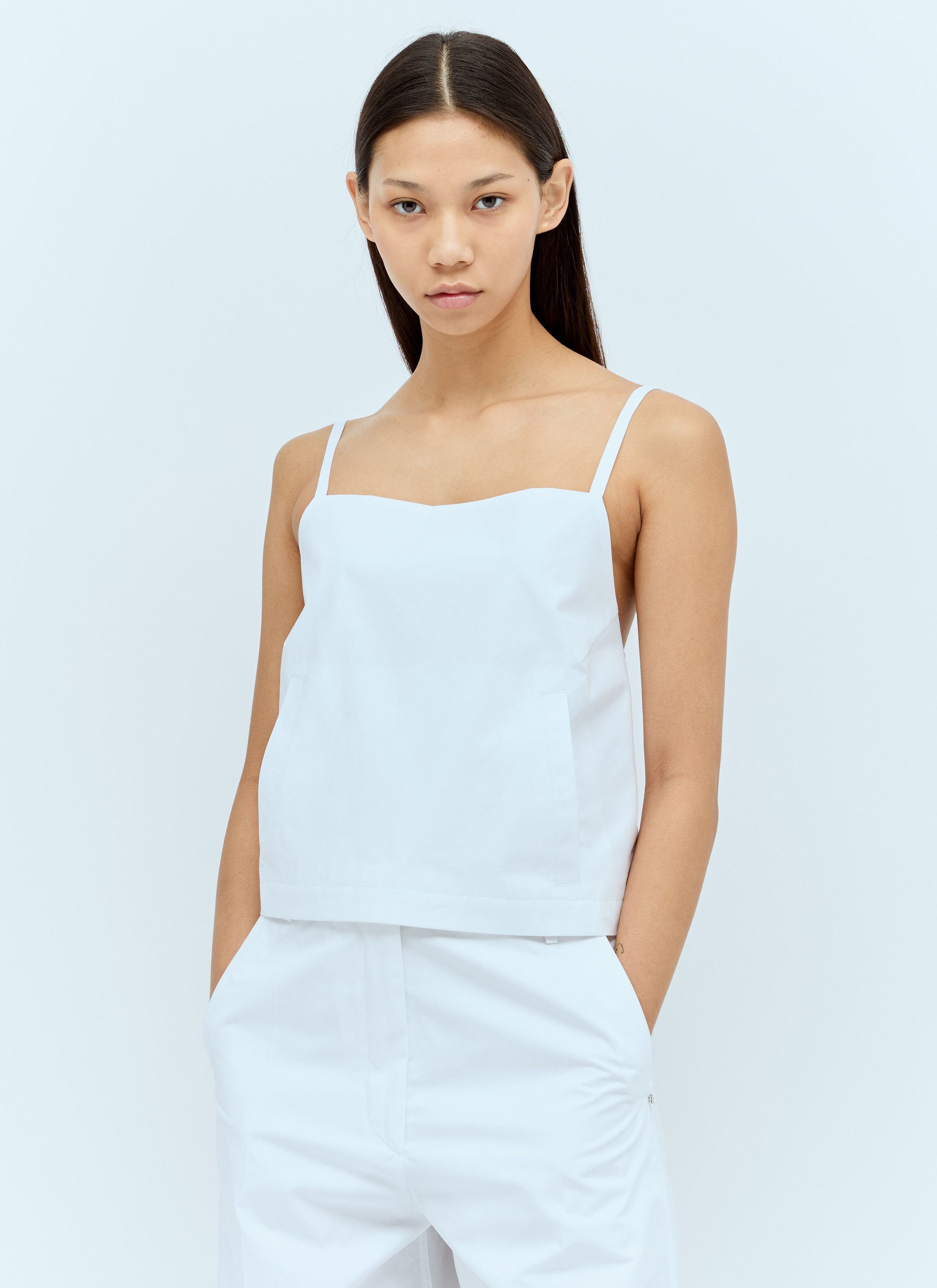 Sportmax Cropped Poplin Top Size M / US 6-8 / IT 42-44 - 1 Thumbnail