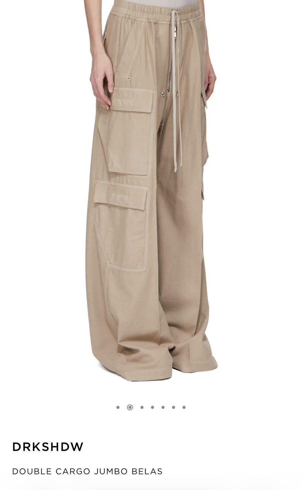 Rick Owens Drkshdw BNWT $885 Rick Owens Drkshdw Double Cargo Jumbo Belas Woven Size US 36 / EU 52 - 1 Thumbnail