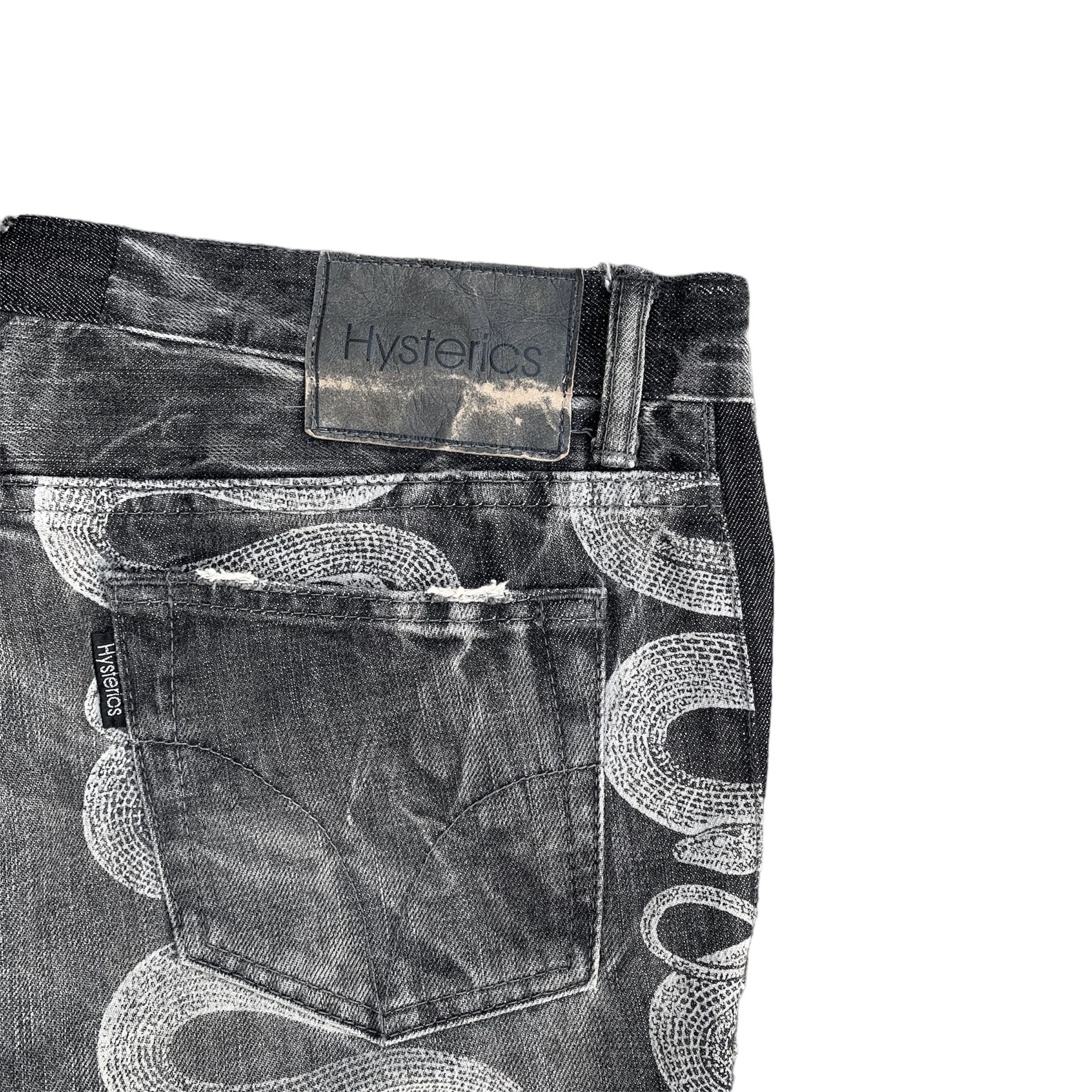 Hysteric Glamour OG Snake print studded jeans Size US 32 / EU 48 - 8 Thumbnail