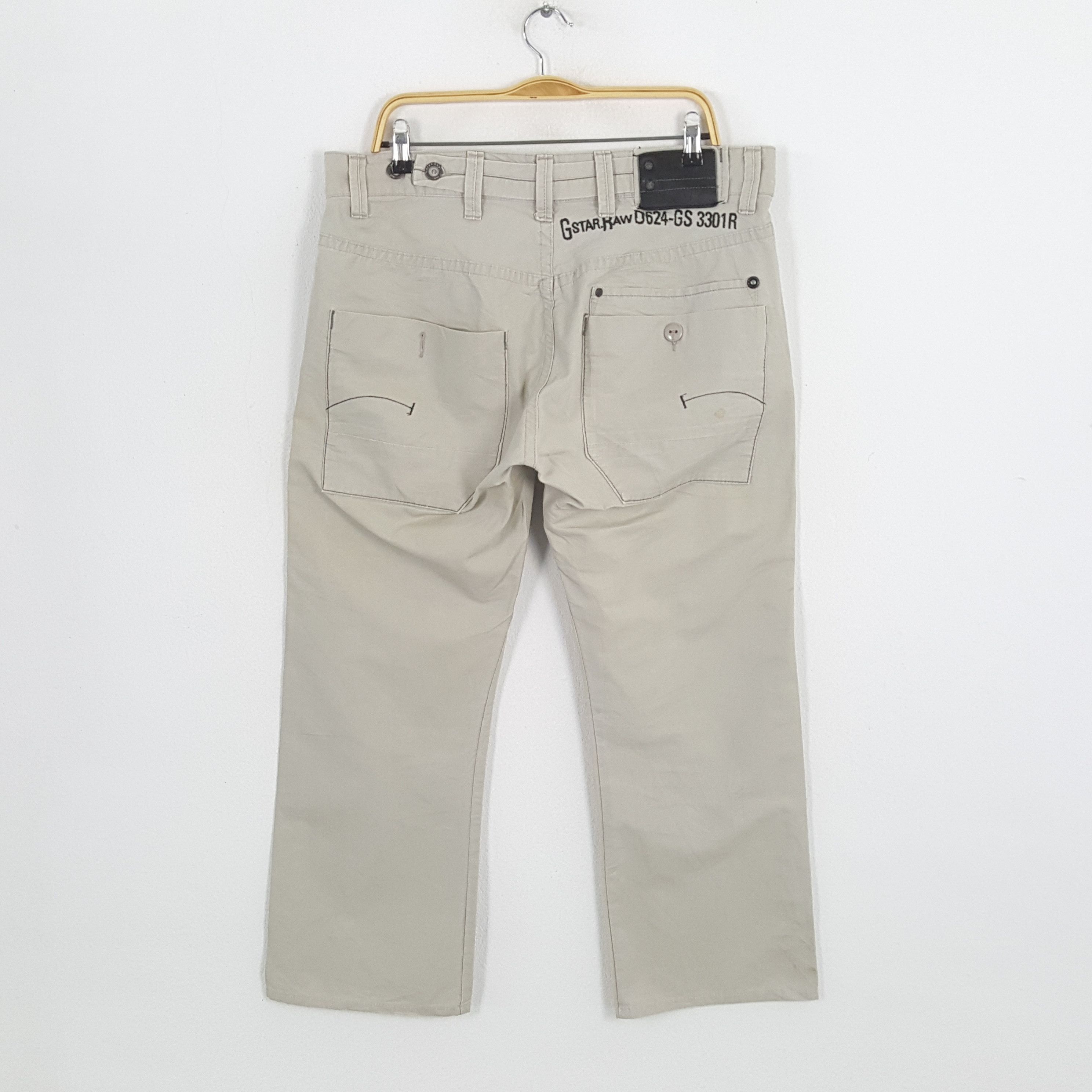 G-Star × Vintage Vintage G-STAR RAW Japanese Brand Streetwear Style Pants Size US 36 / EU 52 - 4 Thumbnail
