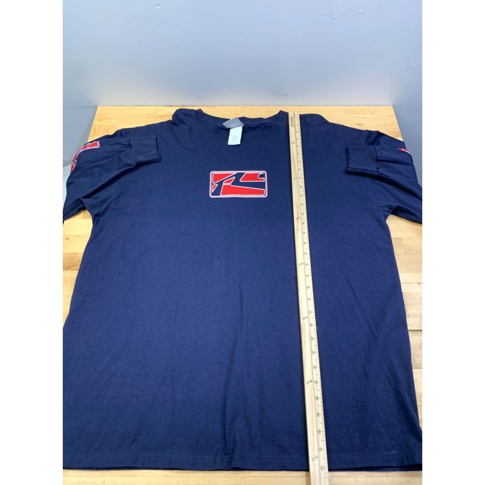 Rusty VINTAGE Rusty Long Sleeve Shirt Men XL Blue Logo Surf USA 90s Y2K 13355 Size US XL / EU 56 / 4 - 7 Thumbnail