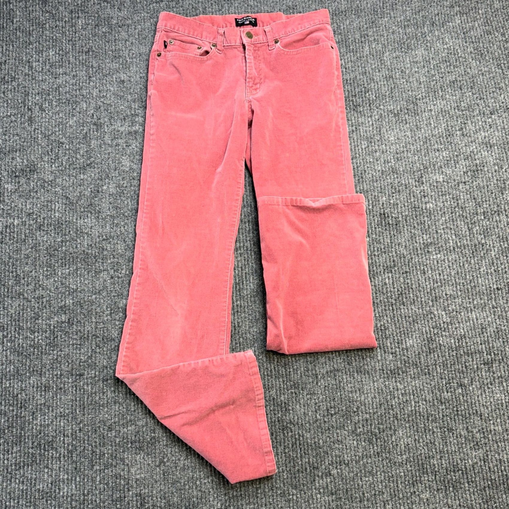 Ralph Lauren VTG Ralph Lauren Polo Jeans Co Corduroy Pants Womens 4 Rose Pink Bootcut Y2K Size 27" / US 4 / IT 40 - 3 Thumbnail