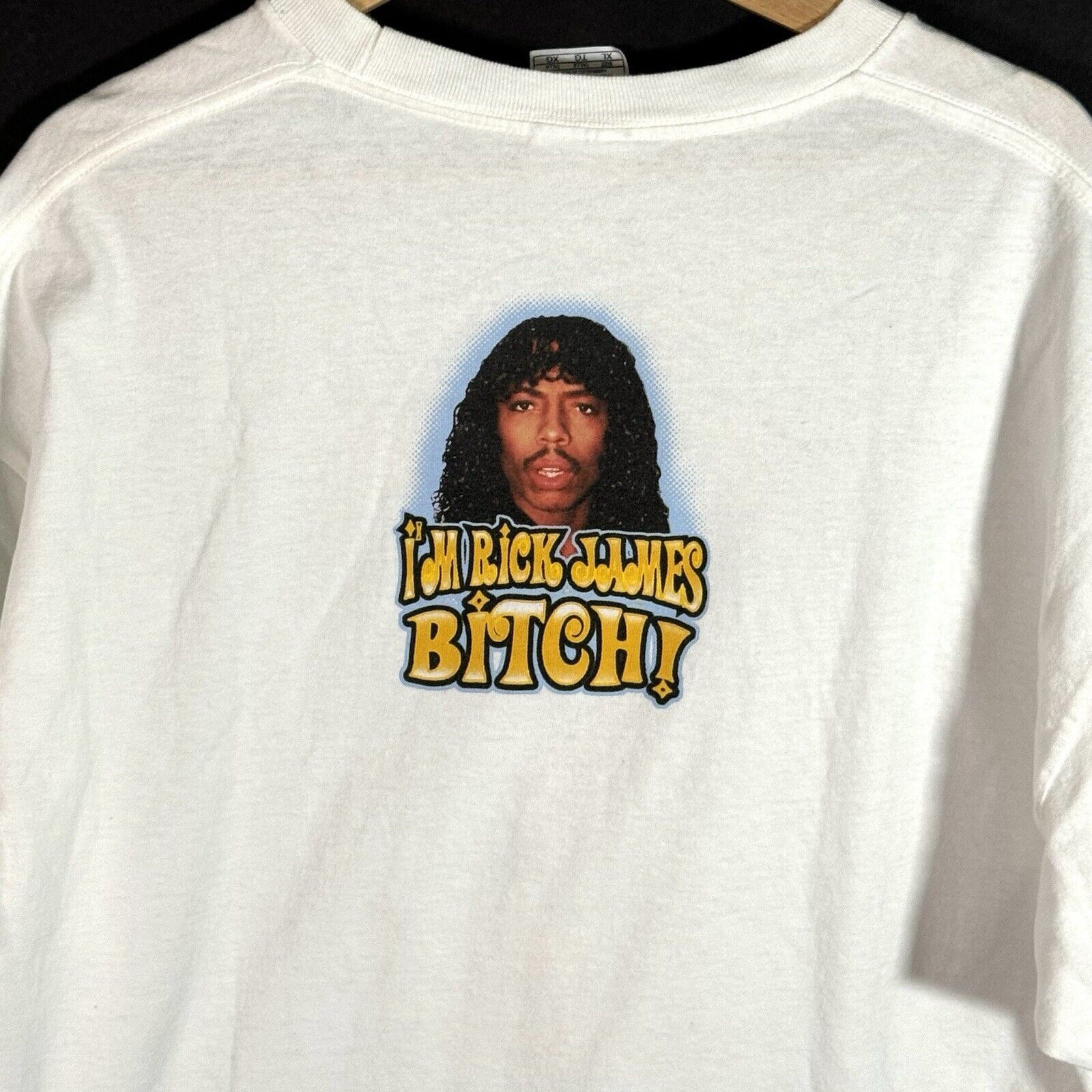 Gildan VTG 2004 Dave Chappelle Rick James Graphic Tshirt XL Size US XL / EU 56 / 4 - 12 Thumbnail