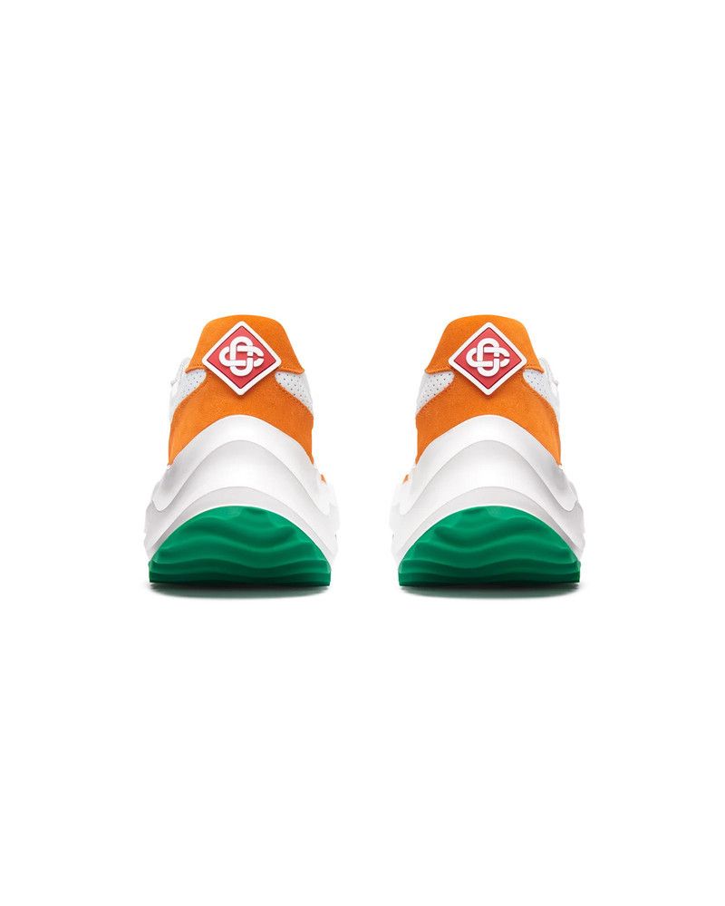Casablanca o1mle0326 Atlantis Sneaker in White/Orange Size US 8 / EU 41 - 9 Thumbnail