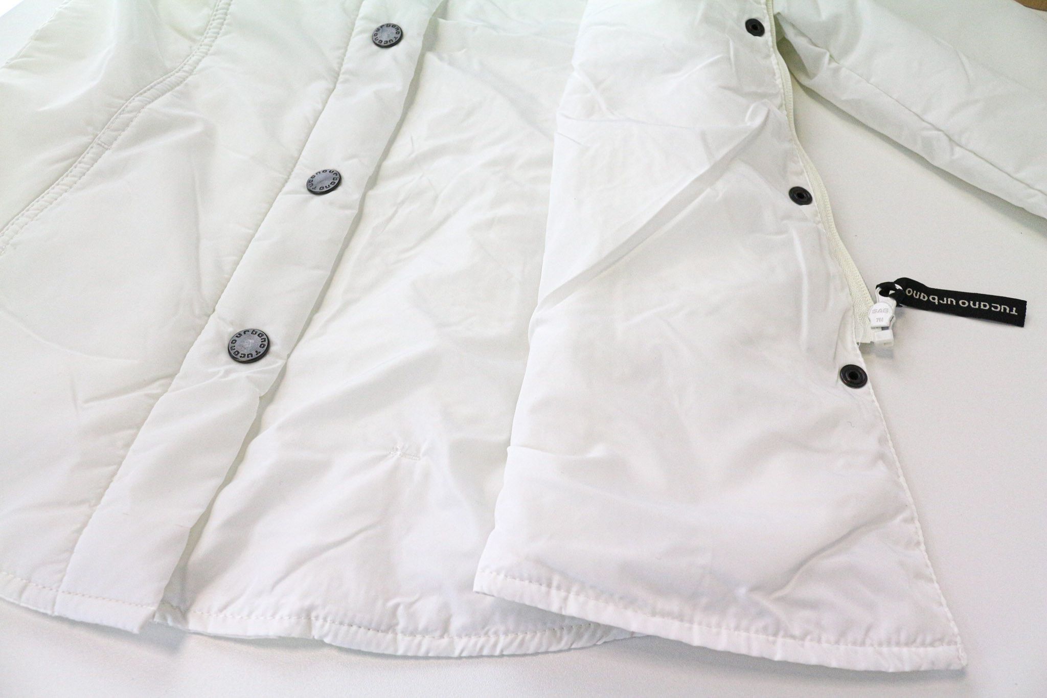 Other LORI XS Off-White Windproof Collared Moto Jacket 75797 Size XS / US 0-2 / IT 36-38 - 10 Thumbnail