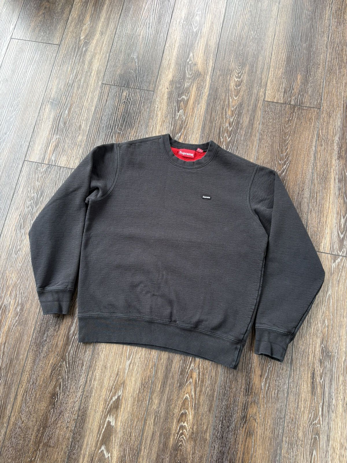 Supreme Supreme Small Box Crewneck Black | Grailed