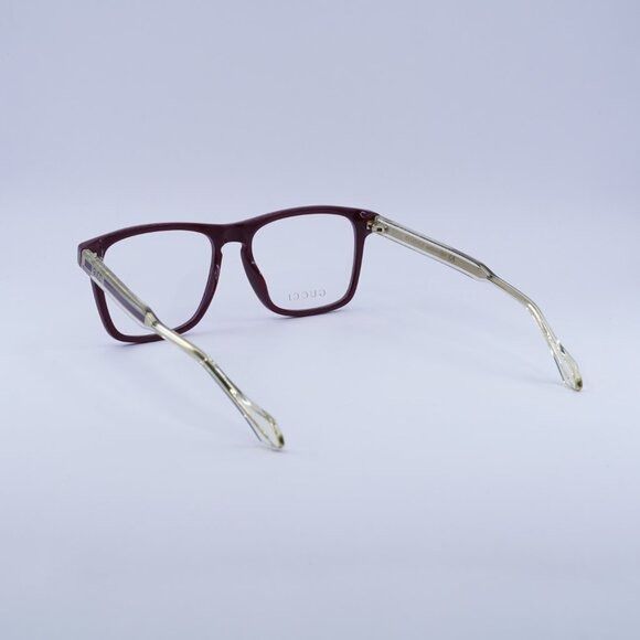 Gucci 🕶️ New Gucci GG0561O 003 Burgundy Eyeglasses 54mm Size ONE SIZE - 6 Thumbnail