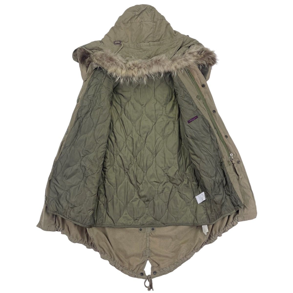 Avirex × Parka London Avirex Fishtail Fur Hoodie Parka Jacket Size US M / EU 48-50 / 2 - 2 Thumbnail