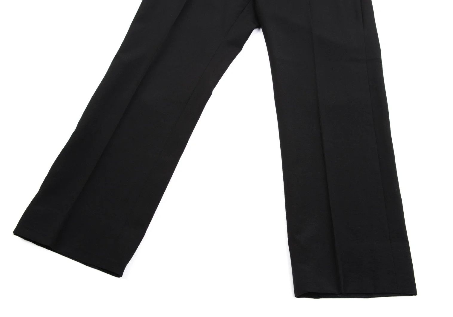 Jean Paul Gaultier Wool Center Press Straight Pants in Black Size 50 Size US 34 / EU 50 - 6 Thumbnail