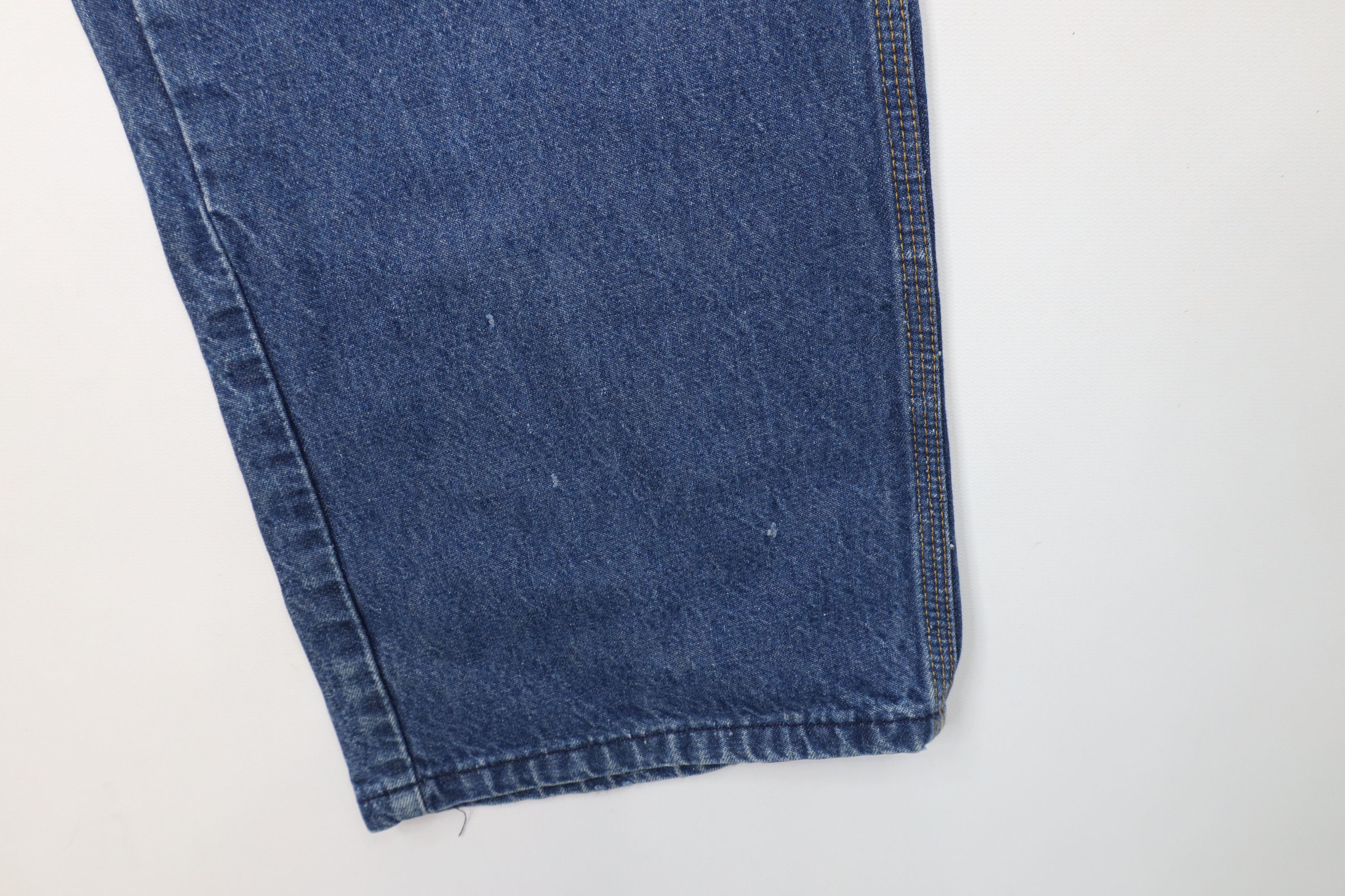 Vintage Vintage 70s Streetwear Wide Leg Dungaree Denim Jeans USA Size US 36 / EU 52 - 5 Thumbnail