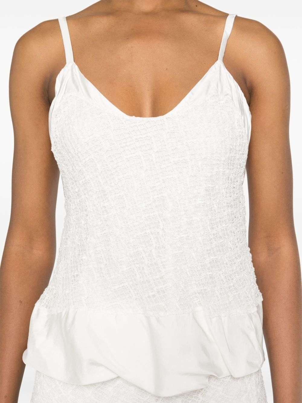 Jil Sander o1y1025 Blouse in White Size M / US 6-8 / IT 42-44 - 3 Thumbnail