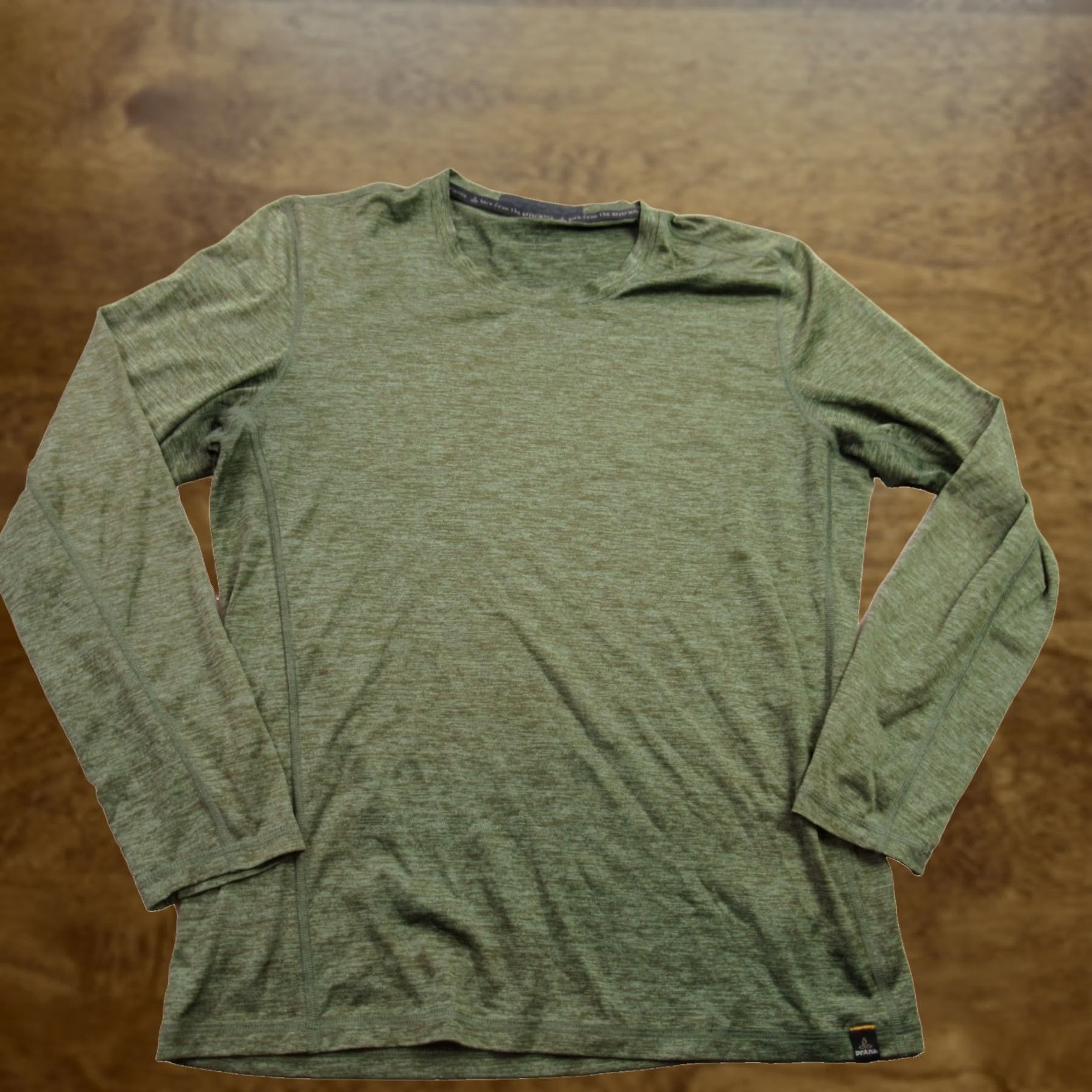 Prana Prana Shirt Mens Medium Long Sleeve Crew Neck Pullover Outdoors Green Size US M / EU 48-50 / 2 - 1 Thumbnail