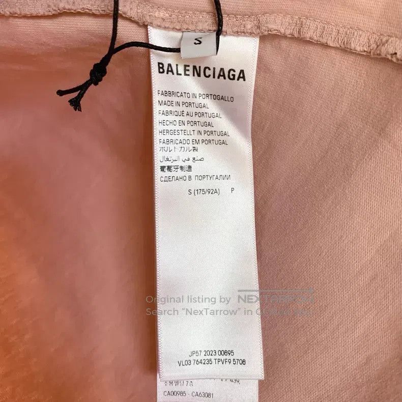 Balenciaga Balenciaga Logo Printed Round Neck Short Sleeve T-Shirt Size US S / EU 44-46 / 1 - 7 Thumbnail