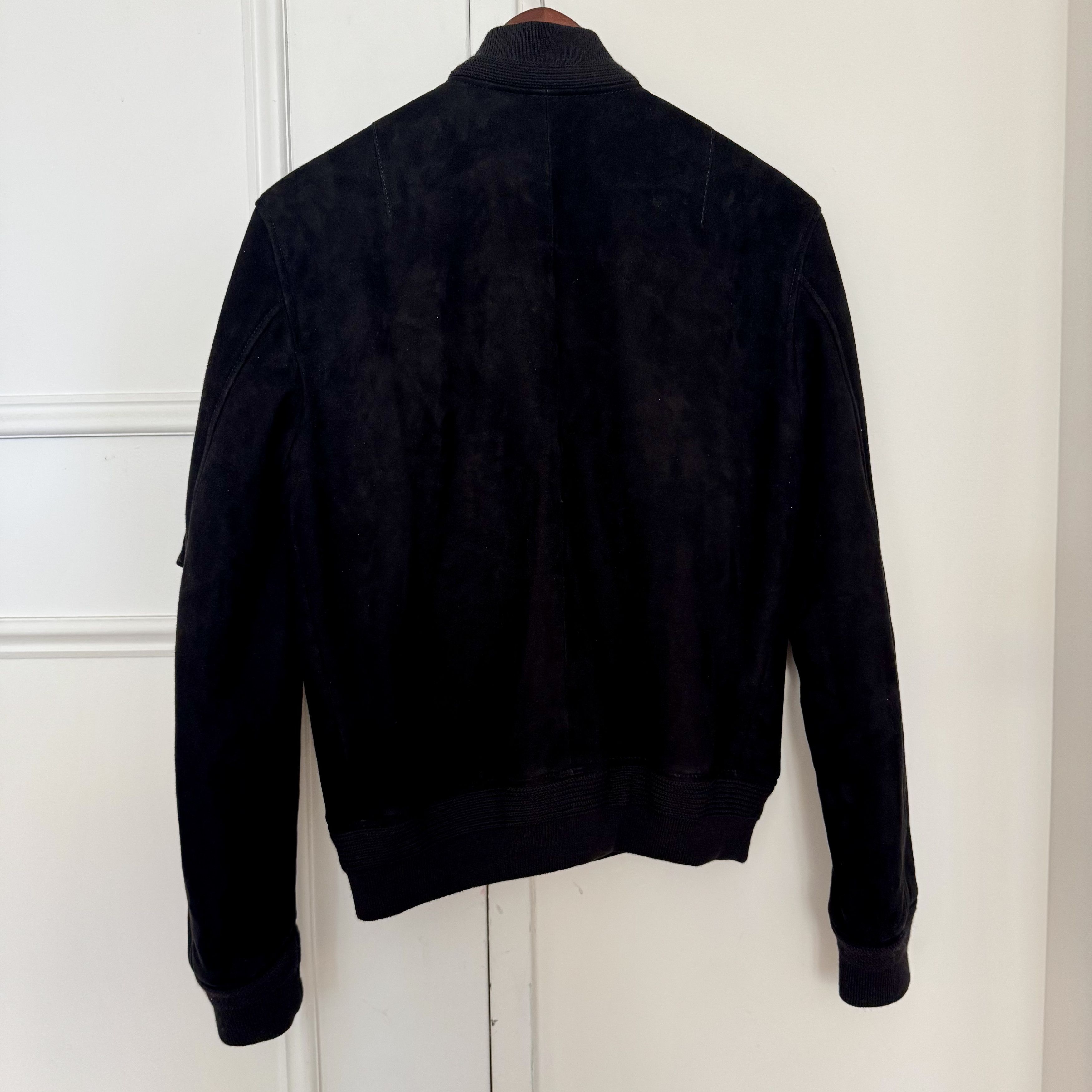 Saint Laurent Paris Suede MA-1 Bomber Jacket Size US M / EU 48-50 / 2 - 2 Thumbnail