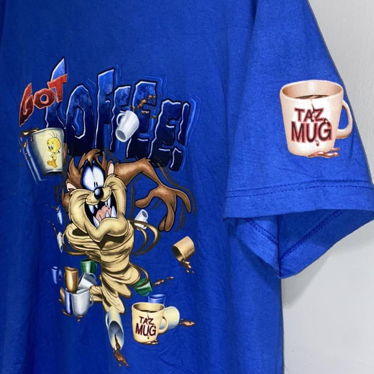 Vintage Tasmanian Devil Taz Looney Tunes Warner Brothers Warner Bros Size US XL / EU 56 / 4 - 3 Thumbnail
