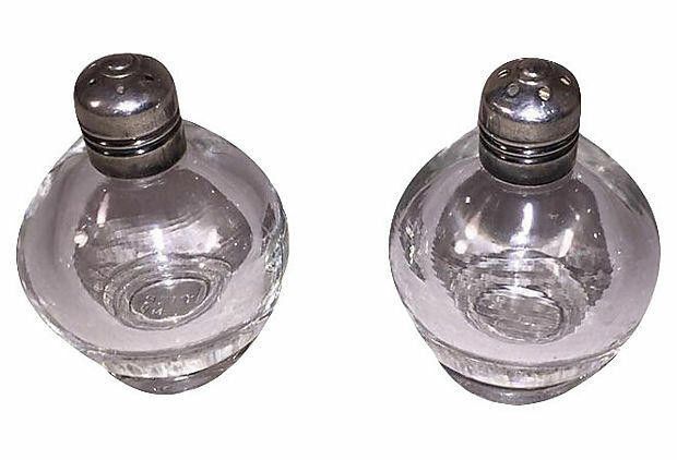 Designer Sterling-Top Salt & Pepper Shakers Size ONE SIZE - 2 Thumbnail