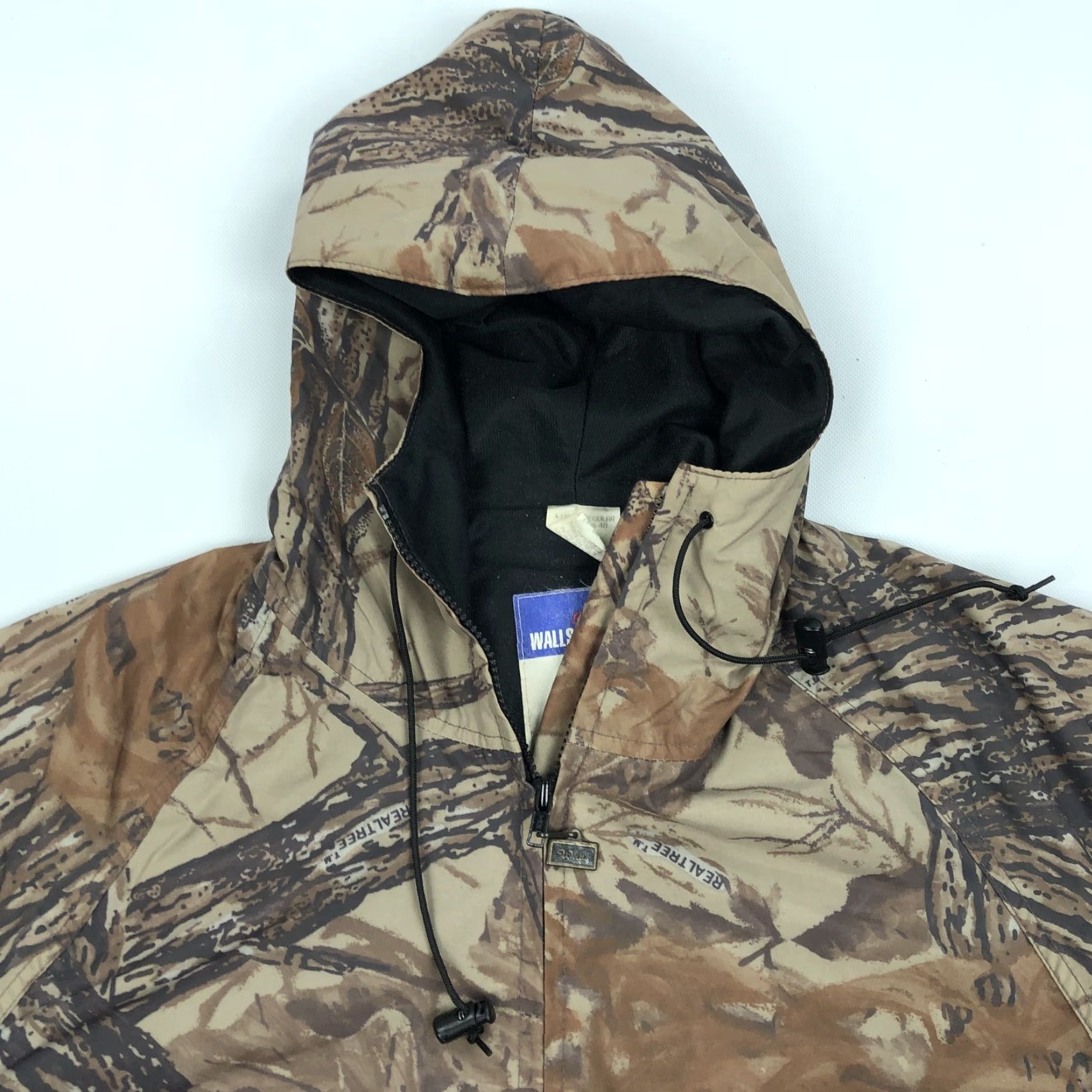 Walls Walls WATER-PRUF Realtree Camo Hunting Jacket Mens XL 46-48 Hooded Waterproof Parka Rain Coat Windproof Breathable Size US XL / EU 56 / 4 - 2 Thumbnail