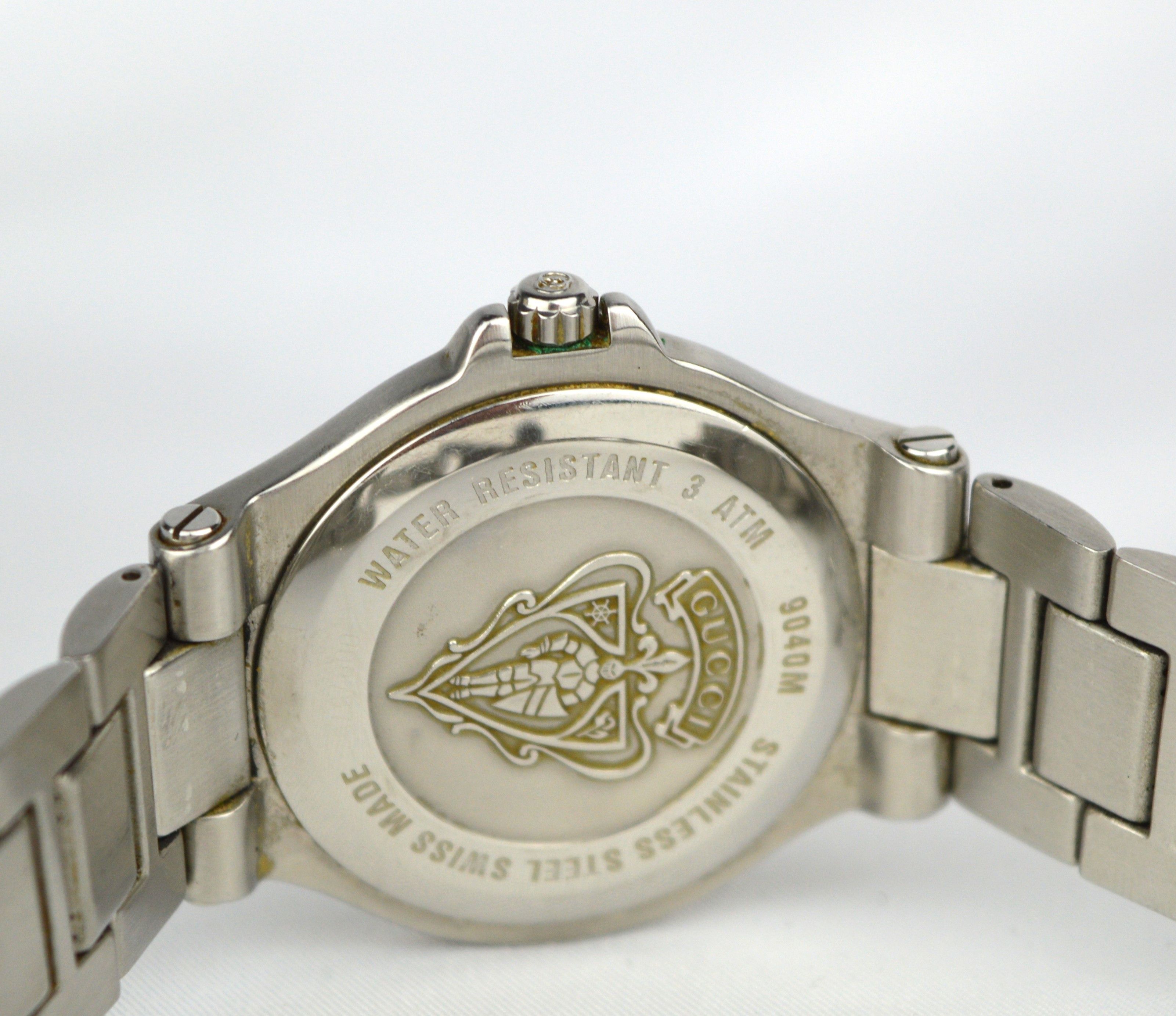 Gucci Gucci 9040M black dial watch with box Size 34 - 11 Thumbnail