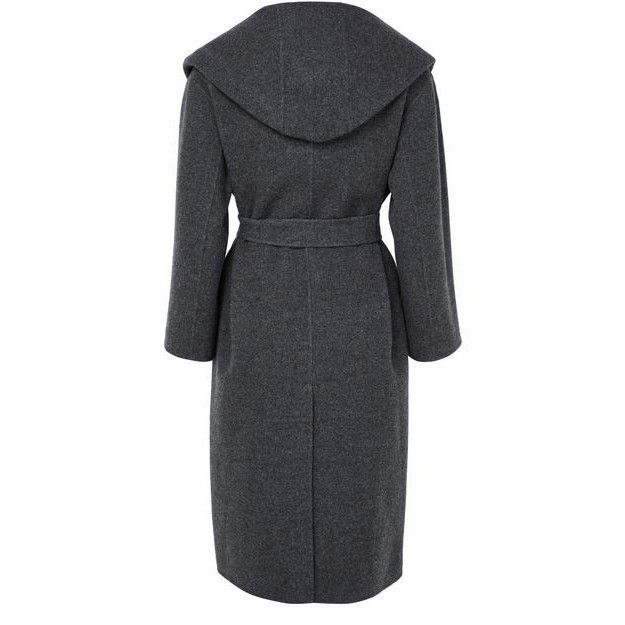 Max Mara MAX MARA Remo Belted Gray Wool Long Coat New & Authentic (Wo Size XS / US 0-2 / IT 36-38 - 2 Thumbnail