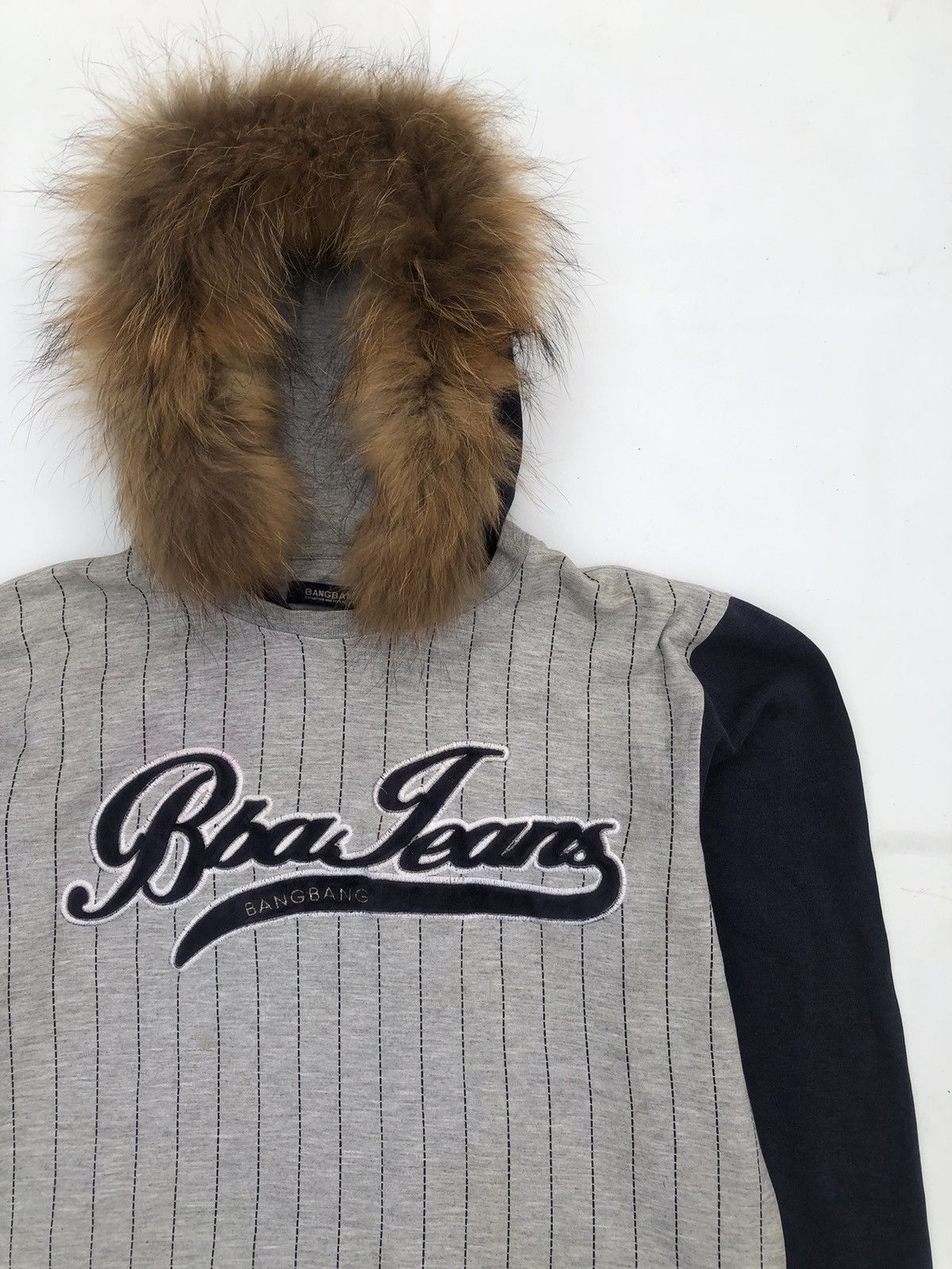 If Six Was Nine × Japanese Brand × Le Grande Bleu (L.G.B.) Japanese Gothic Poem Fur Hoodie Ifsixwasnine LGB Style Size US M / EU 48-50 / 2 - 3 Thumbnail