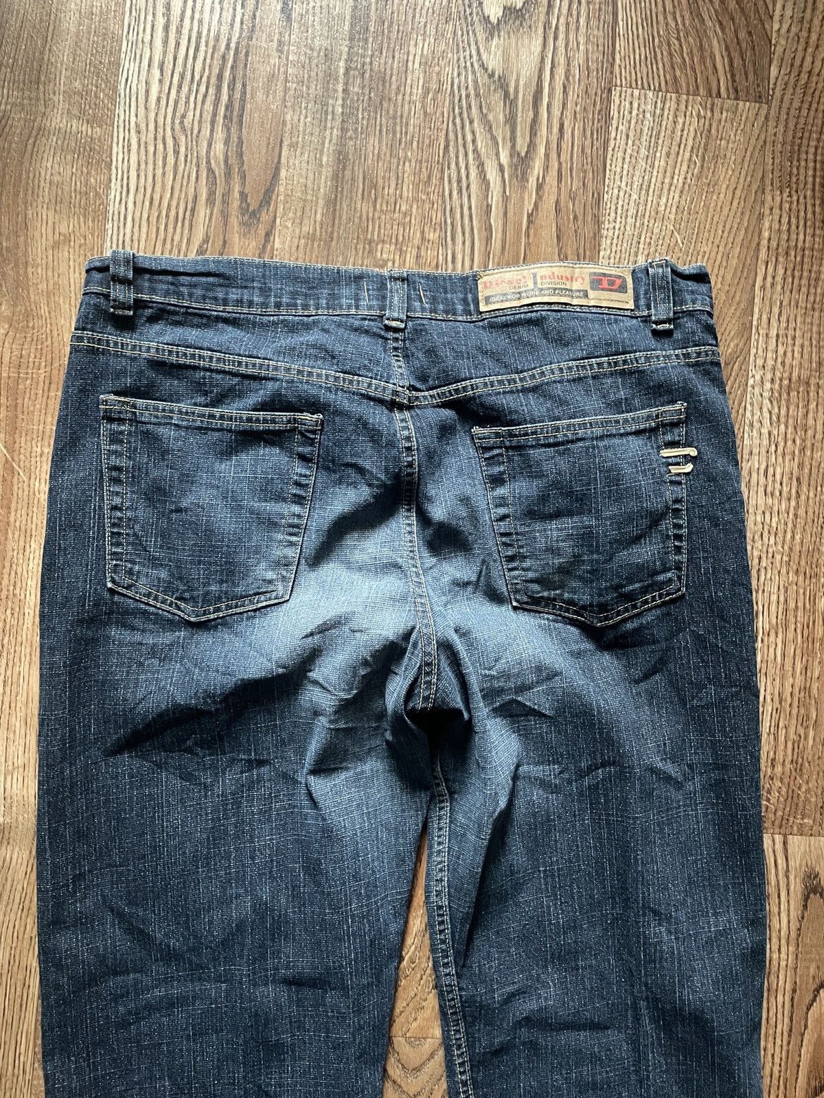Diesel Vintage Diesel Jeans Distressed Faded Flared Wide Baggy Y2K Size US 36 / EU 52 - 7 Thumbnail