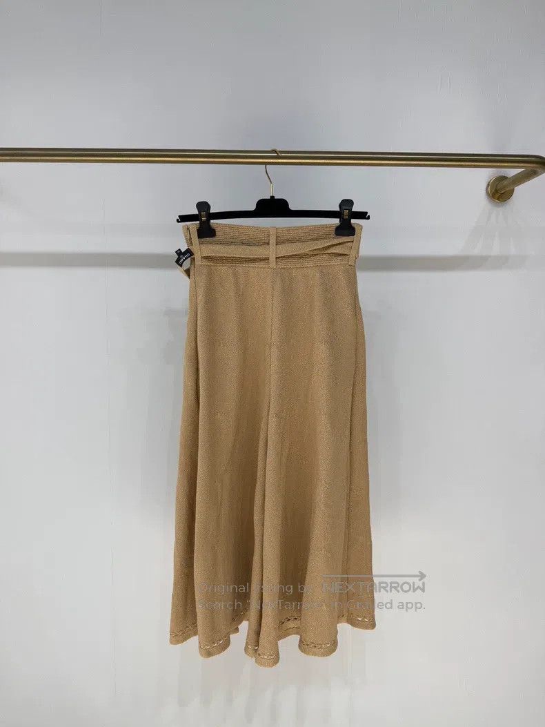Chanel Chanel Knitted wide-leg trousers Size 24" / US 00 / IT 34 - 2 Thumbnail