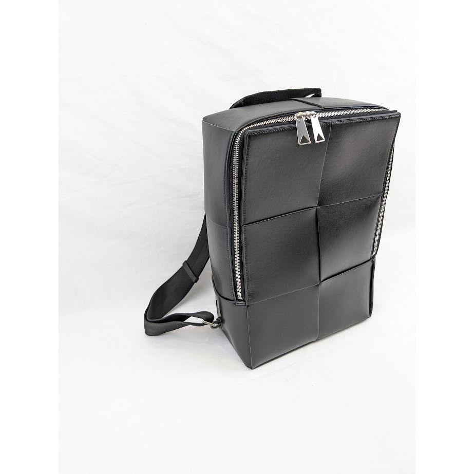 Bottega Veneta o1rshd1 Size: OS / Urban Leather Backpack in Black/Silver Size ONE SIZE - 2 Thumbnail