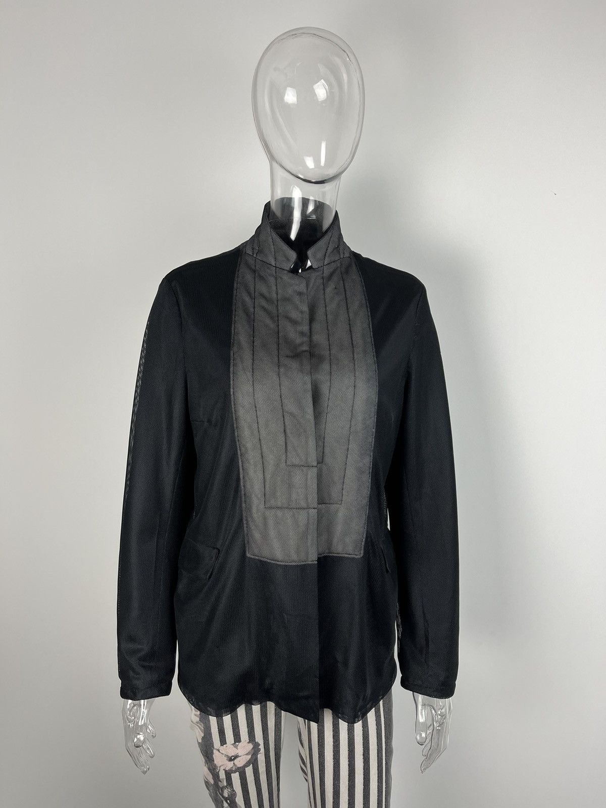 Jil Sander Jil Sander single breasted blazer jacket transparent mesh Size M / US 6-8 / IT 42-44 - 2 Thumbnail