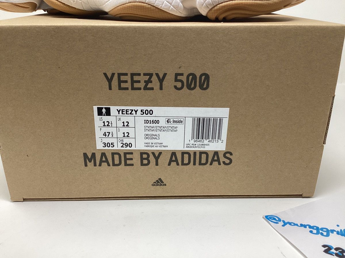Yeezy YEEZY 500 Stone Taupe Size 12.5 Size US 12.5 / EU 45-46 - 4 Thumbnail