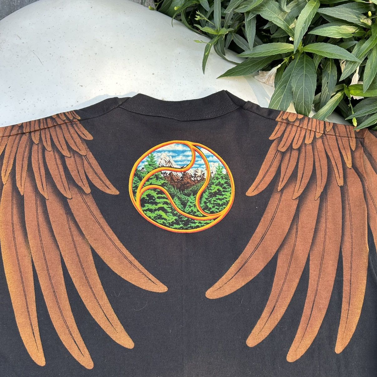 Band Tees vintage eagle liquid blue 1994 travis scott Size US XL / EU 56 / 4 - 7 Thumbnail