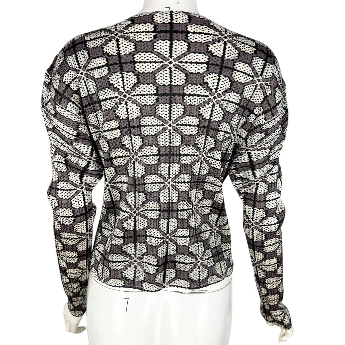 Pleats Please Issey Miyake Pleats Please Pleated Stretchable Body Fit Women’s Top Size L / US 10 / IT 46 - 4 Thumbnail