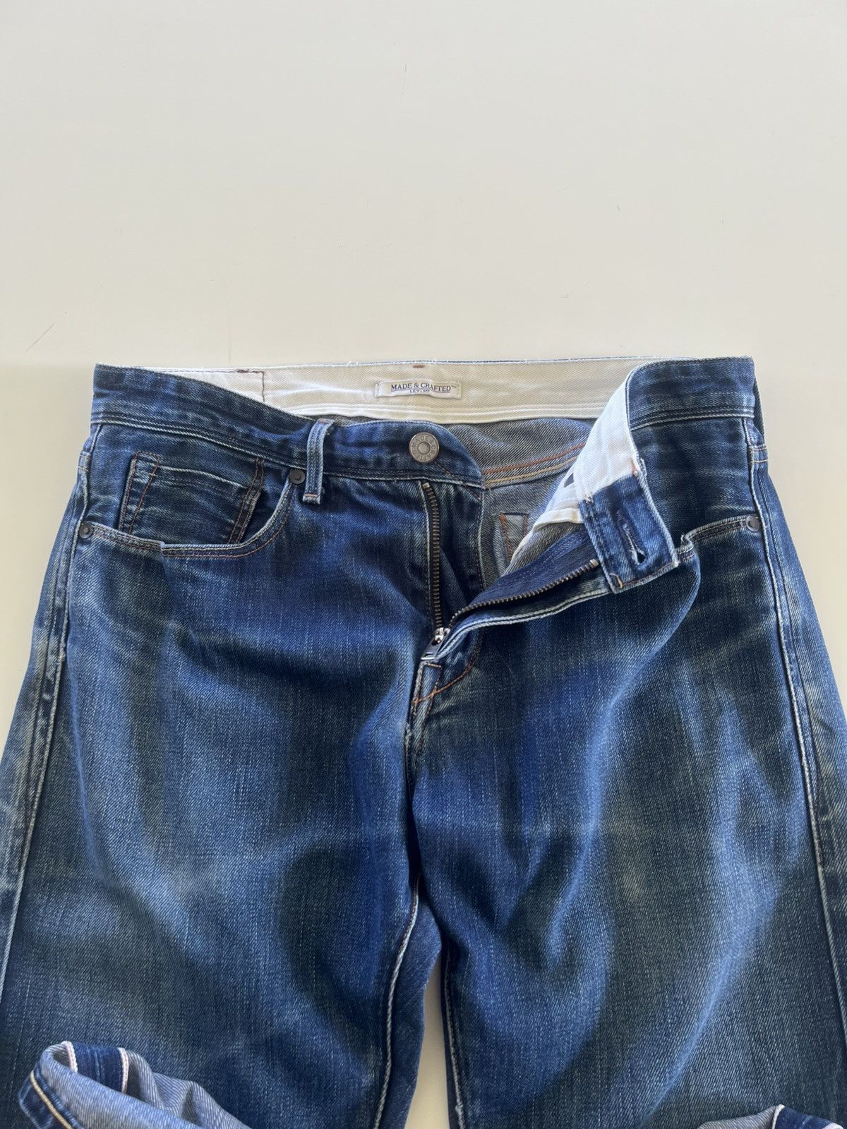 Levi's Vintage Levis Strauss Made Crafted Denim Jeans Size 30" Size US 30 / EU 46 - 7 Thumbnail