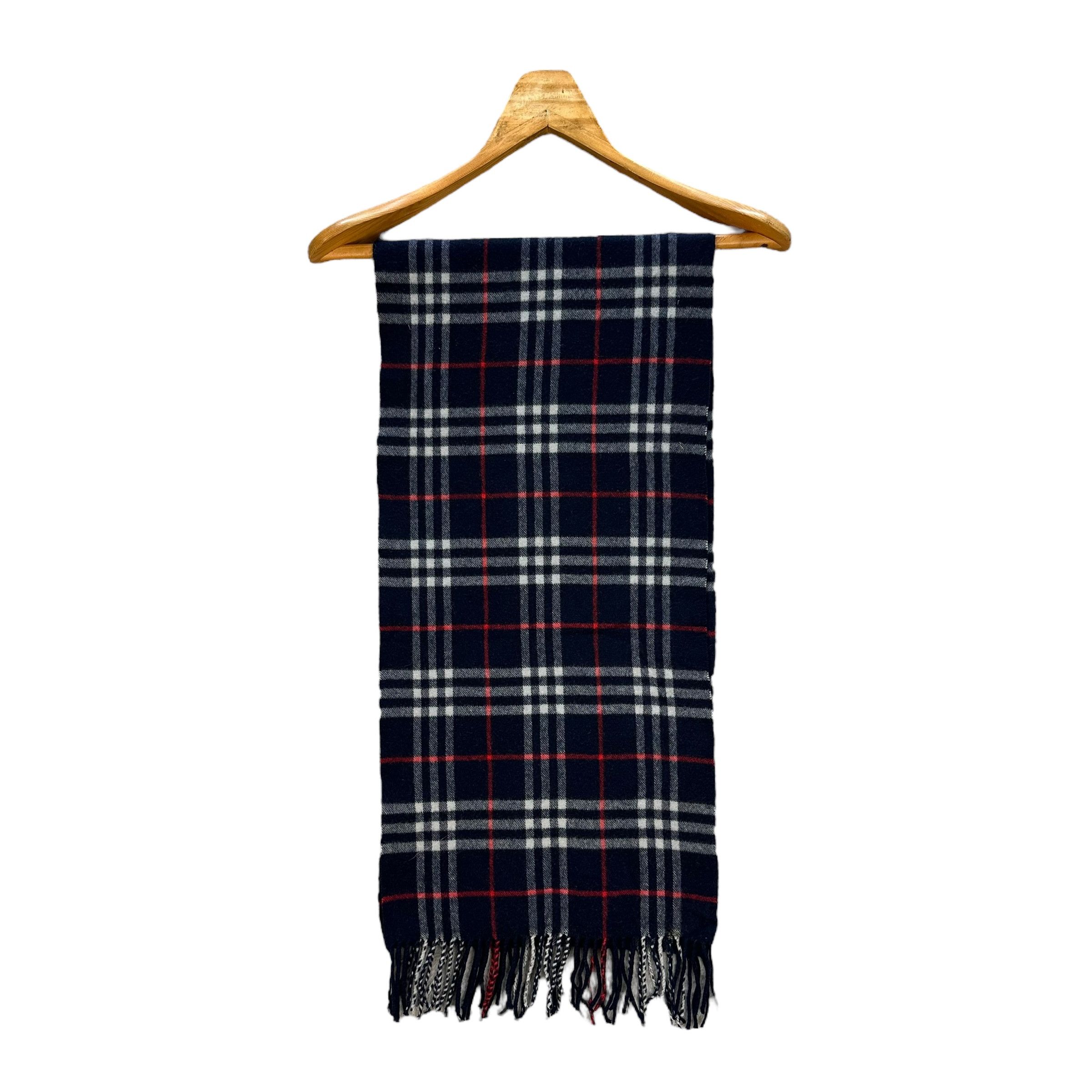 Burberry Vintage 90’s BURBERRY'S Checked Cashmere Muffler #A62-1484 Size ONE SIZE - 2 Thumbnail