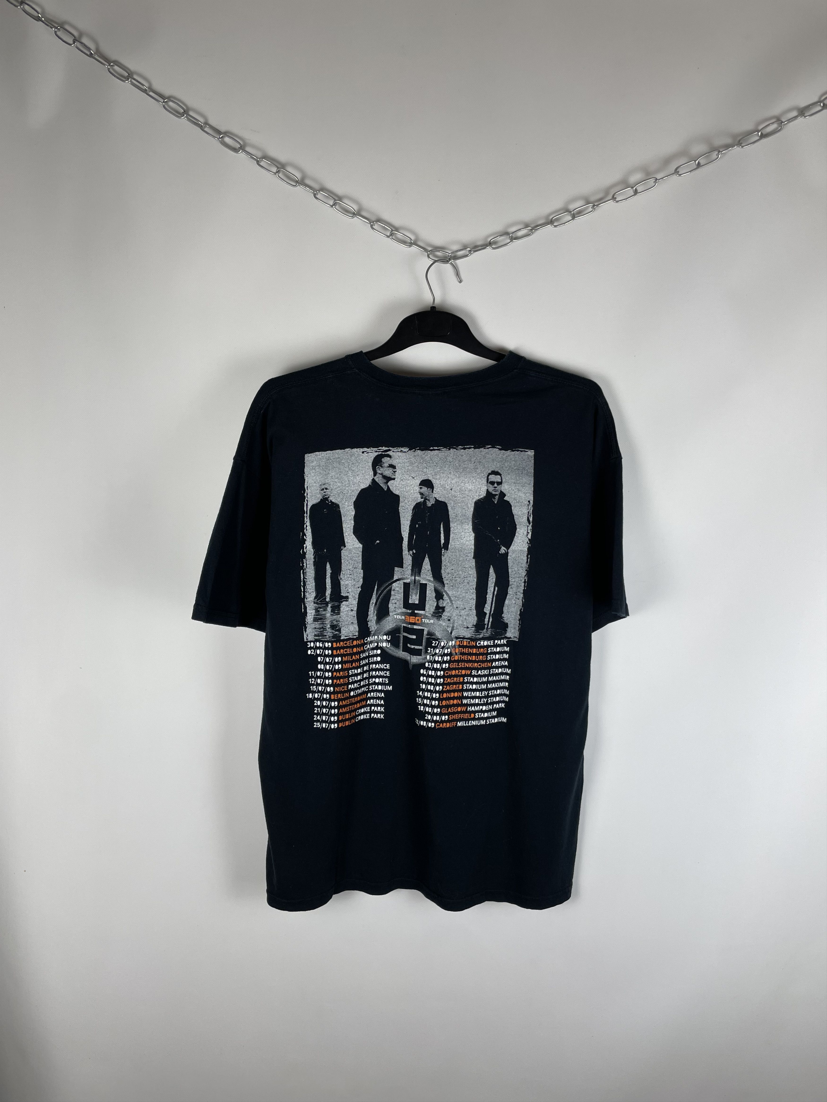 Band Tees Vintage U2 T-Shirt 2001 Elevation Tour Tee Size US XL / EU 56 / 4 - 5 Thumbnail