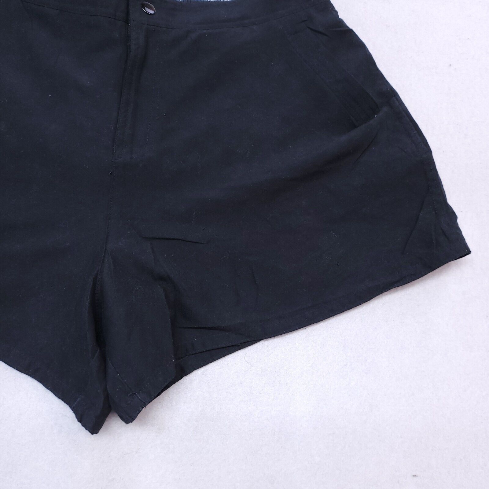 Croft & Barrow Croft & Barrow Button Zip Short Shorts Womens Size 12 Black Size 31" - 4 Thumbnail
