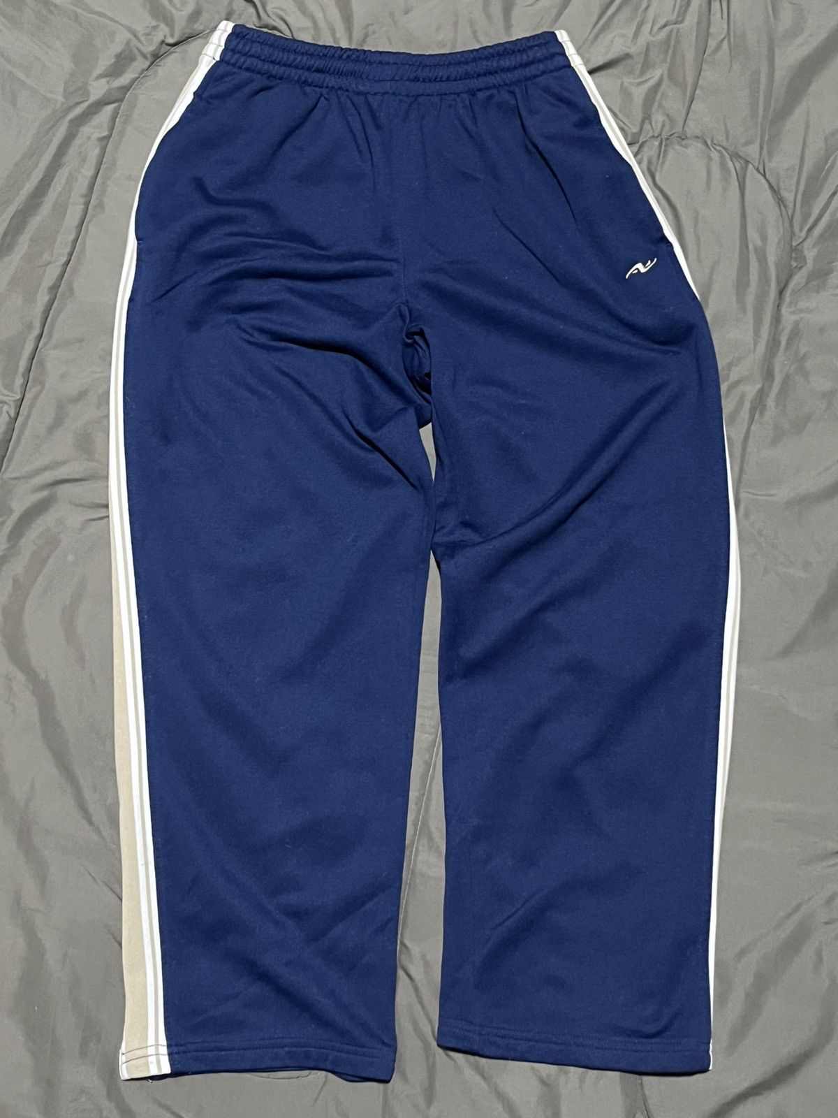 Blue Athletic Works Track Style Sweatpants