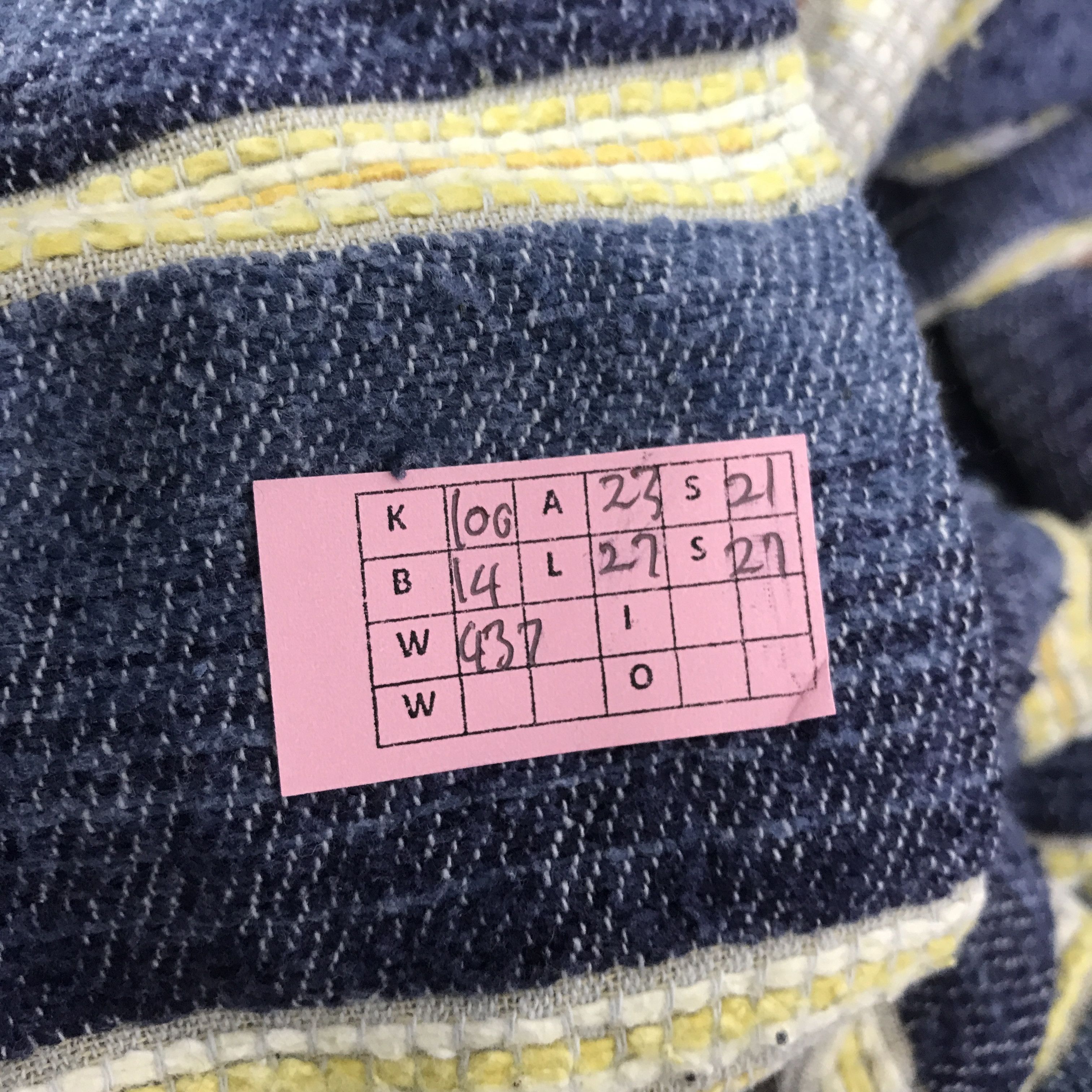 Sugar Cane Sugar Cane Stiped Button Japan jacket K100B14 Size US L / EU 52-54 / 3 - 13 Thumbnail