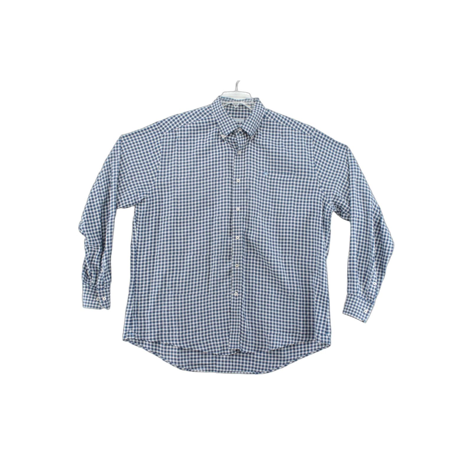 Southern Tide Southern Tide Button-Down Shirt Men's XL Blue White Gingham Plaid Long Sleeve Classic Collared Size US XL / EU 56 / 4 - 1 Thumbnail
