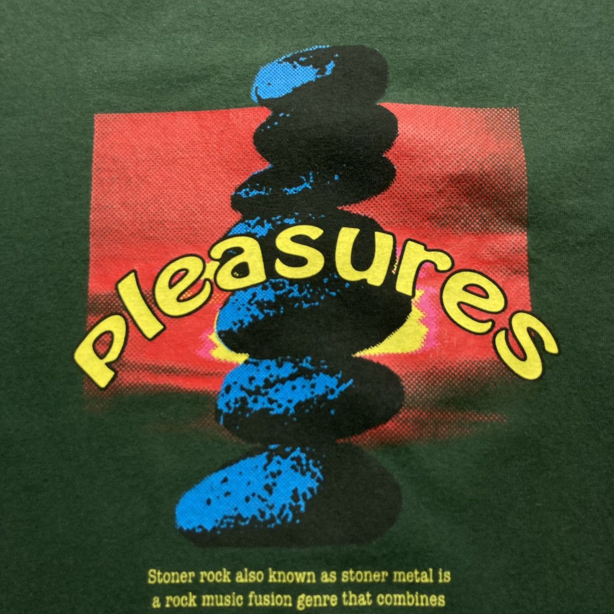 Pleasures PLEASURES STONER ROCK GENRE WORDING TSHIRT Size US S / EU 44-46 / 1 - 12 Thumbnail
