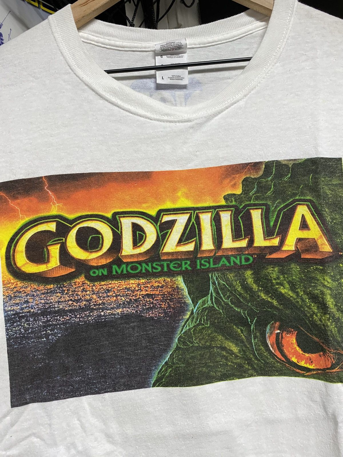 Vintage Vintage Godzilla Movie T-Shirt Rare Adult Size Large Size US L / EU 52-54 / 3 - 2 Thumbnail