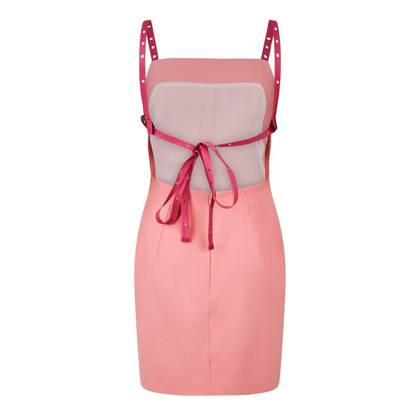 Off-White o1y1225 Mini Dress in Pink Size L / US 10 / IT 46 - 2 Thumbnail