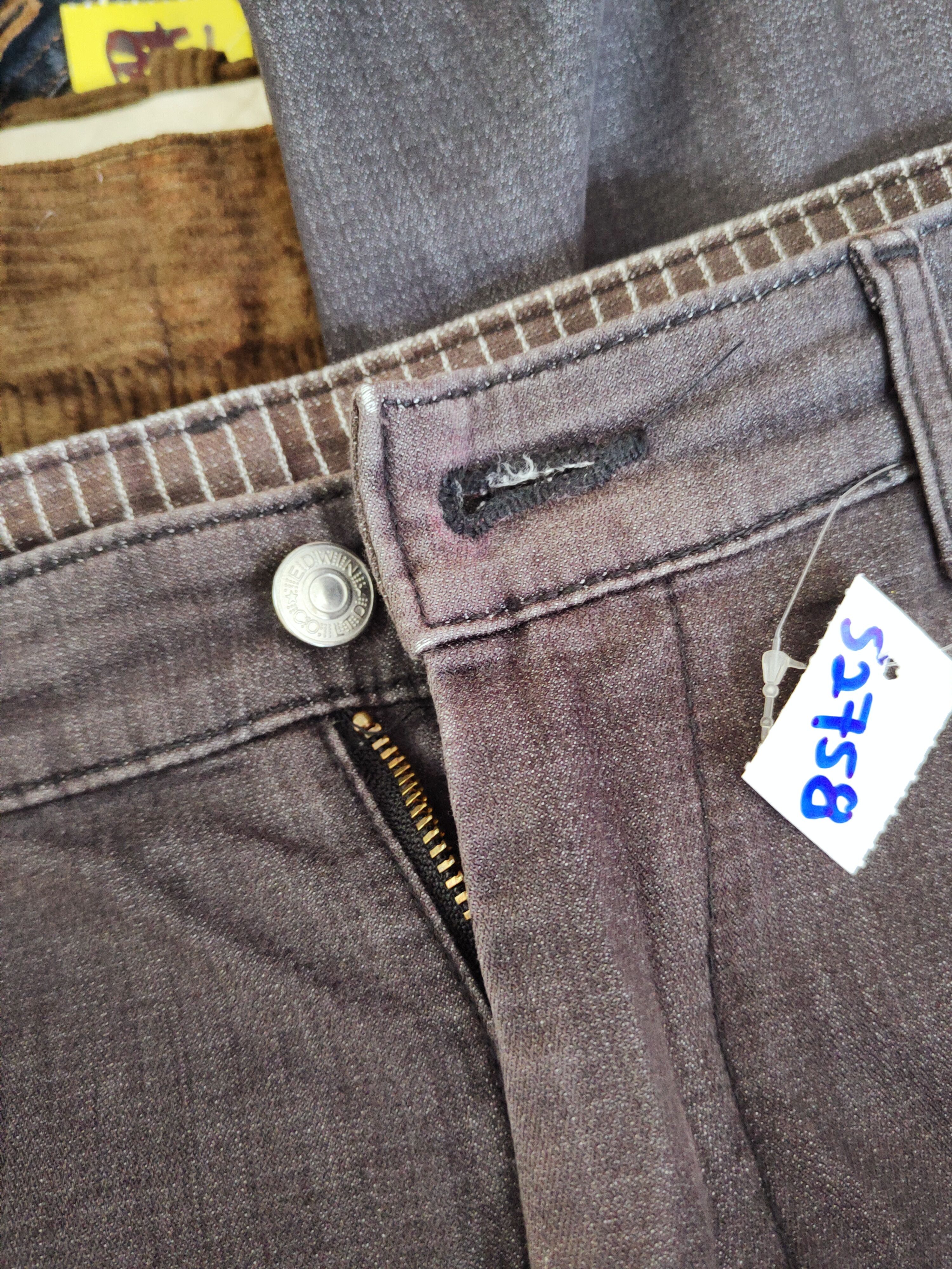 Edwin DL Edwin Dark Brown faded vintage Casual Pants #S2758 Size 29" - 17 Thumbnail