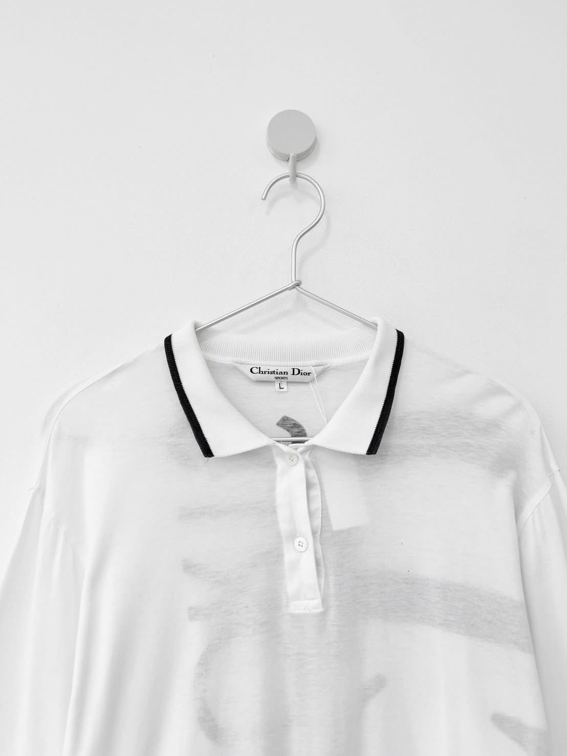 Christian Dior Monsieur × Dior Vintage 90s Christian Dior Sport CD Big Logo L/S Polo Size US L / EU 52-54 / 3 - 3 Thumbnail