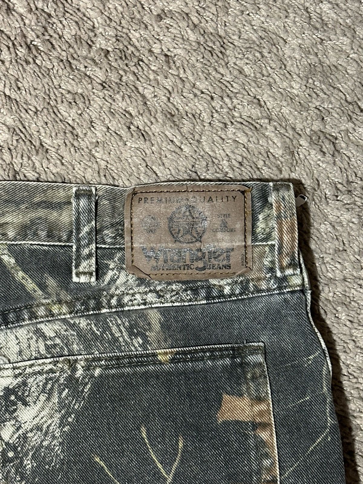 Wrangler Vintage Wrangler Camo Double Knee Jeans Size US 38 / EU 54 - 4 Thumbnail