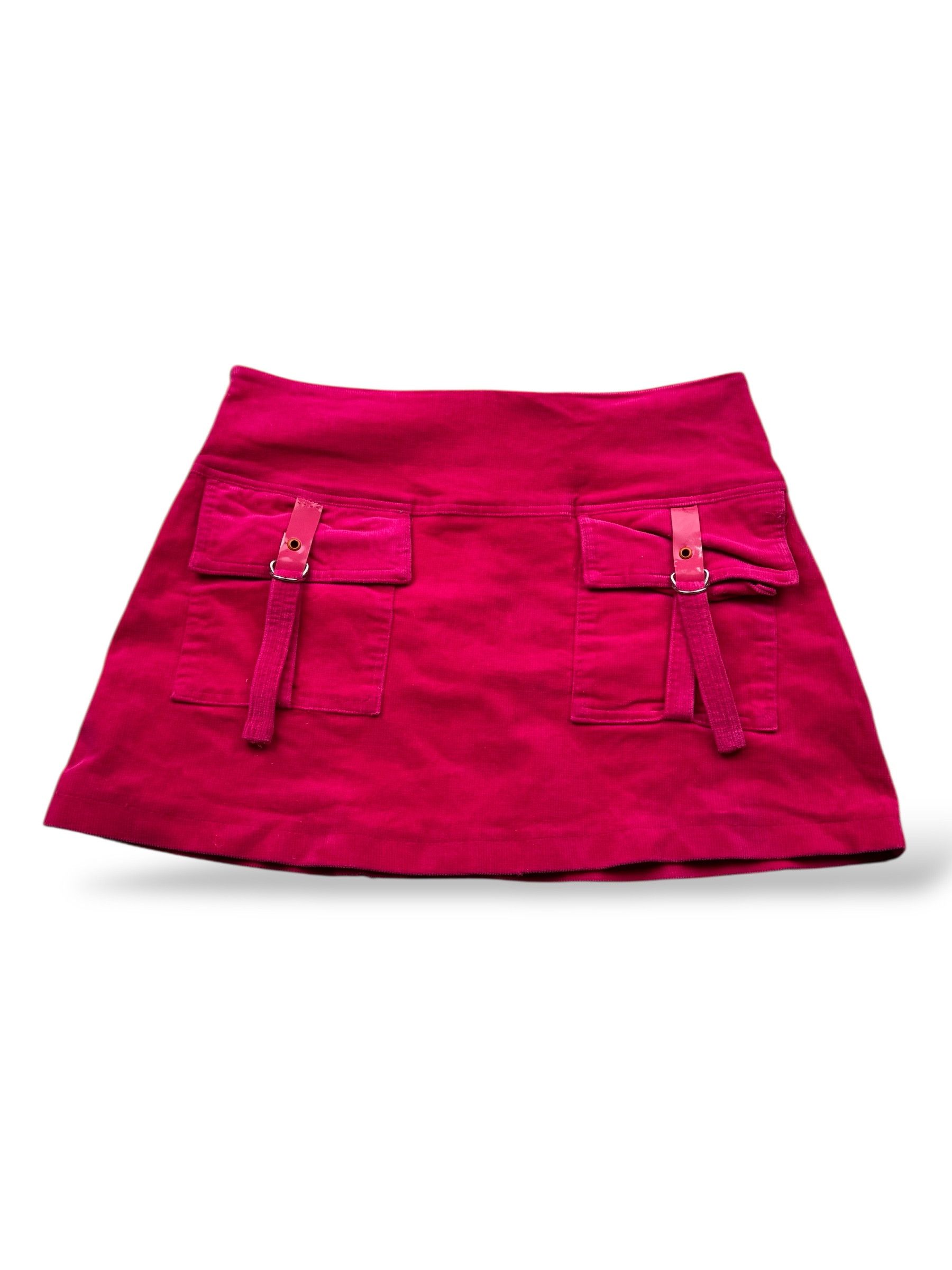 Vintage Vintage Mini Skirt With Straps W261(V9) Size 26" / US 2 / IT 38 - 1 Thumbnail